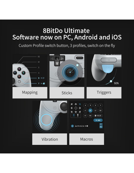 Controlador Pro 2 Bluetooth 8Bitdo - Edición Clásica G