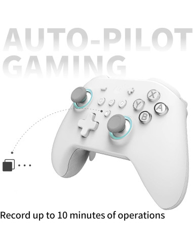 Controlador GuliKit KK3 Max Inalámbrico para Switch y PC - Blanco