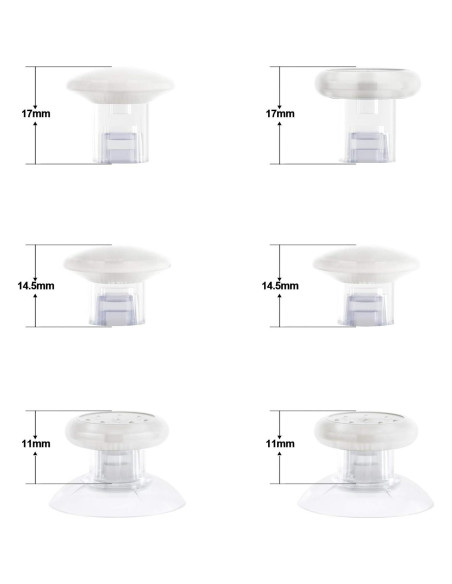 Thumbsticks Ergonómicos eXtremeRate para Controlador Pro Switch