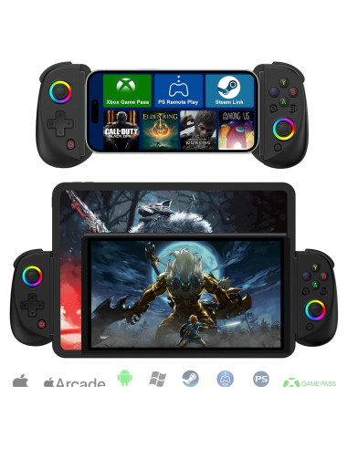 Controlador Inalámbrico Koiiko para iPad y Android, Negro
