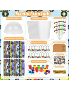 Set de Fiesta Camiones Monstruo Kolewo4ever 244 Piezas 2