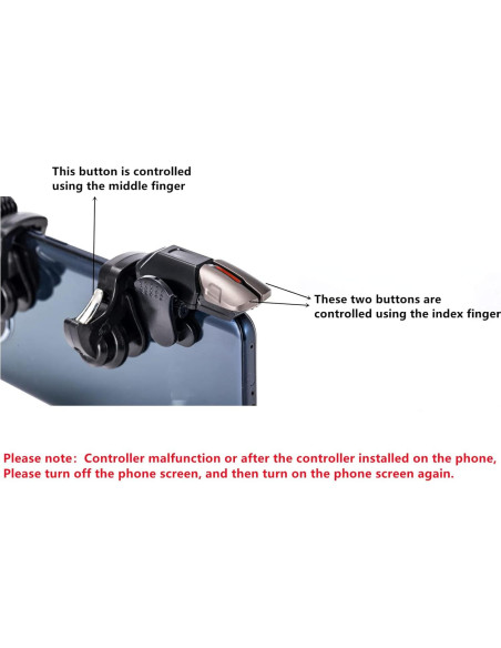 Controlador Móvil JTACHIONG 6 Gatillos Inalámbrico