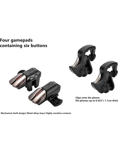 Controlador Móvil JTACHIONG 6 Gatillos Inalámbrico
