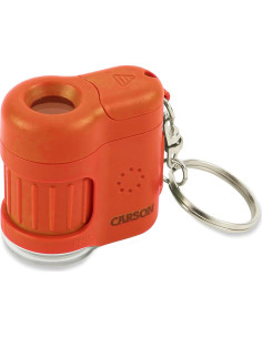 Microscopio de Bolsillo Carson MicroMini 20x con Linterna UV LED Naranja 2