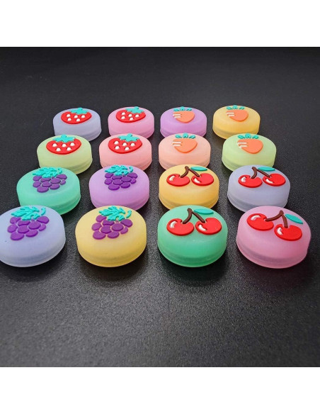 4 Tapas Silicona Luminosa Ambertown para Joystick Switch