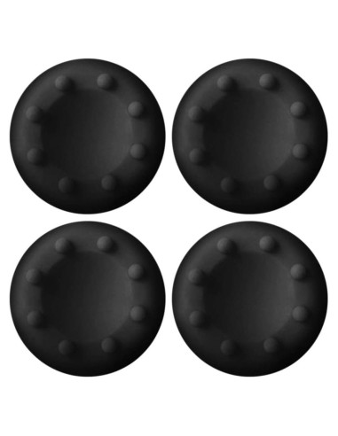 4 Tapas de Silicona Negra para Joystick Fansoftiks