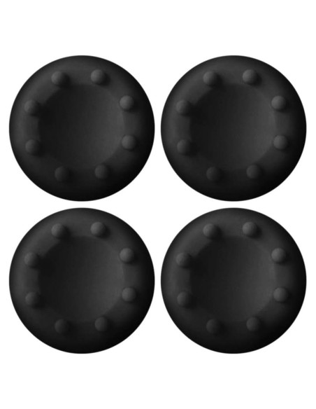 4 Tapas de Silicona Negra para Joystick Fansoftiks