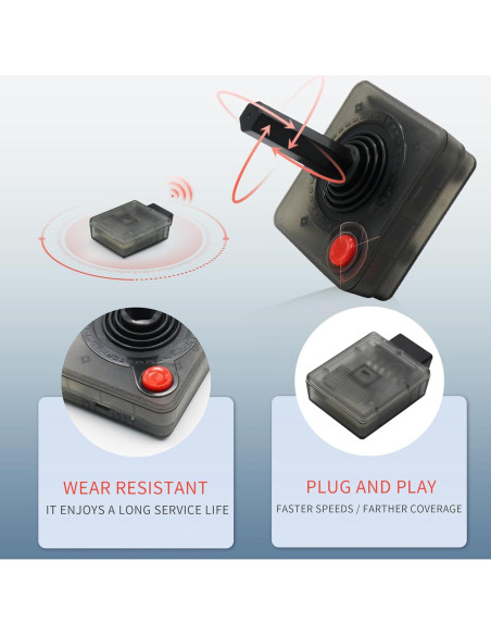 Controlador Joystick Intec Gaming para Atari 2600 y 7800 Controlador Joystick Intec Gaming para Atari 2600 y 7800