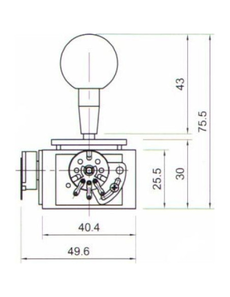 Joystick ServoCity 2 Funciones con Ejes X, Y y Z