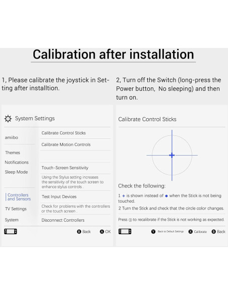 Reemplazo Joystick TMR AKNES para Switch OLED/Lite - Kit Completo Reemplazo Joystick TMR AKNES para Switch OLED/Lite - Kit Completo