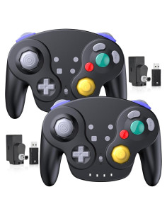 Controlador Inalámbrico SAFFUN GameCube USB Recargable Negro