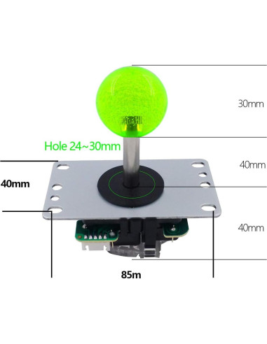 Controlador de Juego SJ@JX LED 2 Jugadores Joystick 8 vías