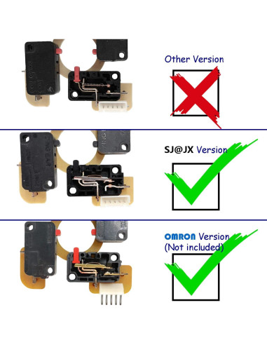 Controlador de Juego SJ@JX LED 2 Jugadores Joystick 8 vías