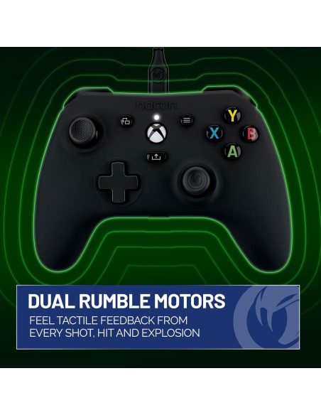 Controlador con cable Nacon Evol-X Pro para Xbox y PC - Negro
