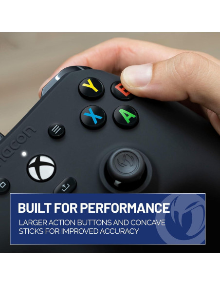 Controlador con cable Nacon Evol-X Pro para Xbox y PC - Negro