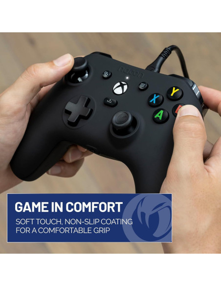 Controlador con cable Nacon Evol-X Pro para Xbox y PC - Negro