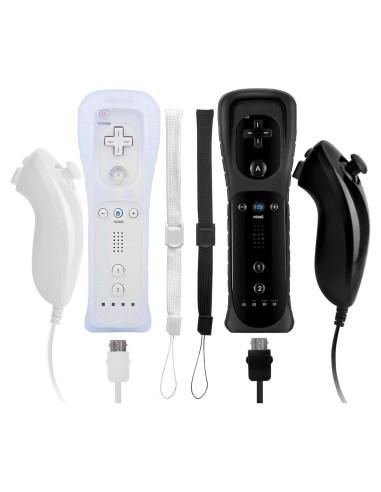 Control Remoto Edorco para Wii y Wii U - 2 Sets Inalámbricos