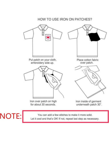 Kit de 10 Parches Bordados Corazón Salvar la Tierra Zhiheng