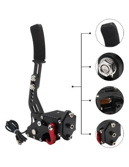 Freno de Mano USB YESHMA para Simuladores de Carreras