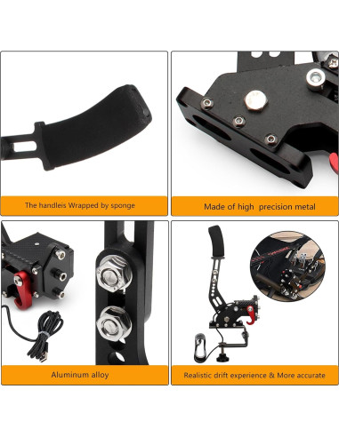 Freno de Mano USB YESHMA para Simuladores de Carreras