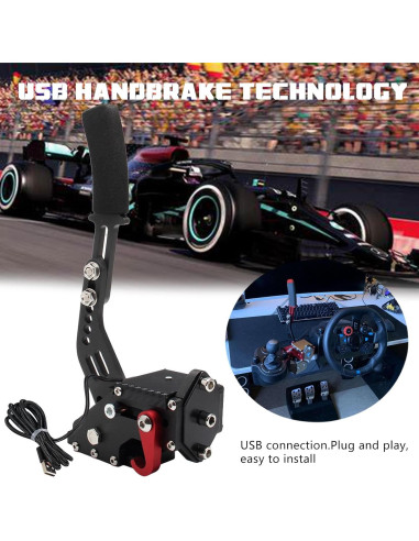 Freno de Mano USB YESHMA para Simuladores de Carreras