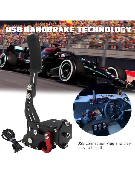 Freno de Mano USB YESHMA para Simuladores de Carreras
