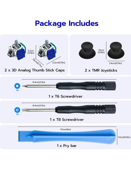 Repuestos Joystick TMR Mcbazel para Controlador Xbox Series X/S Repuestos Joystick TMR Mcbazel para Controlador Xbox Series X/S