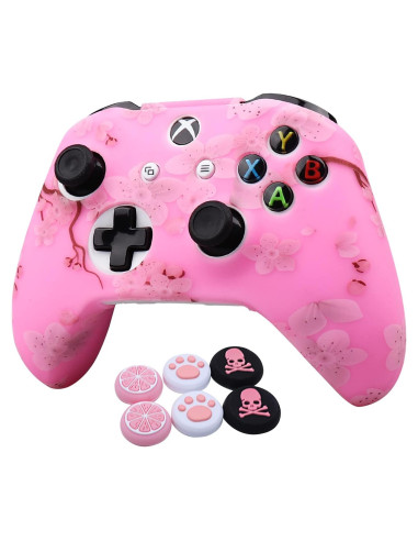 Funda de Silicona RALAN Rosa para Controlador Xbox One