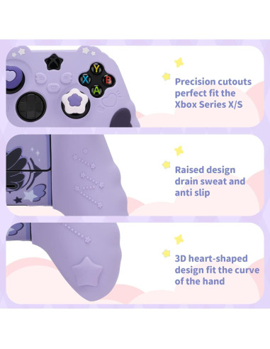 Funda de Controlador GeekShare para Xbox Series X Púrpura