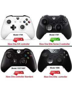 Botones de Reemplazo Cromado Dorado eXtremeRate Xbox Elite 2 2