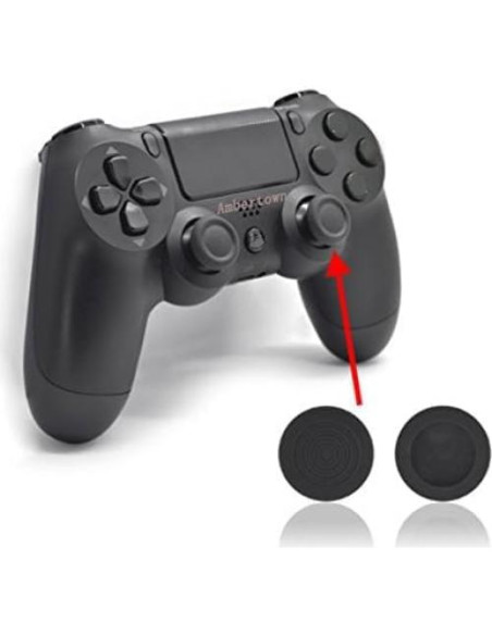 Tapa de agarre de pulgar de silicona Ambertown para joysticks