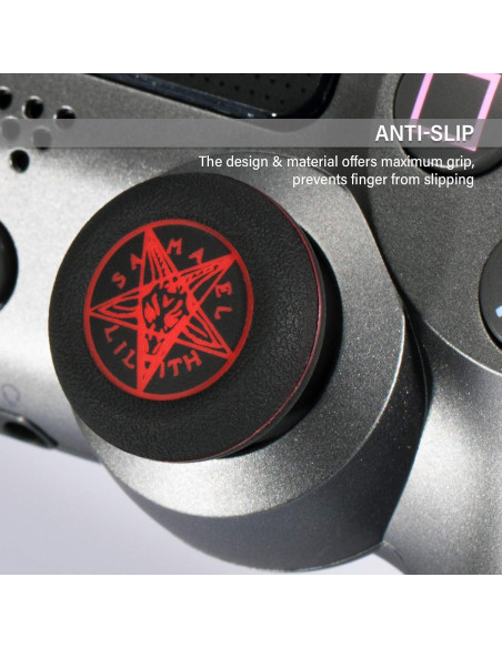 Cubierta de agarre de pulgar PlayRealm x 4 para PS5, PS4, Xbox