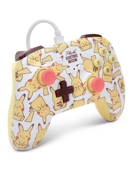Controlador con cable PowerA para Nintendo Switch Pikachu Controlador con cable PowerA para Nintendo Switch Pikachu