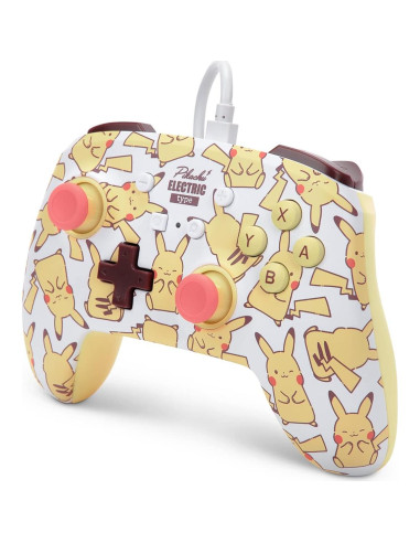 Controlador con cable PowerA para Nintendo Switch Pikachu