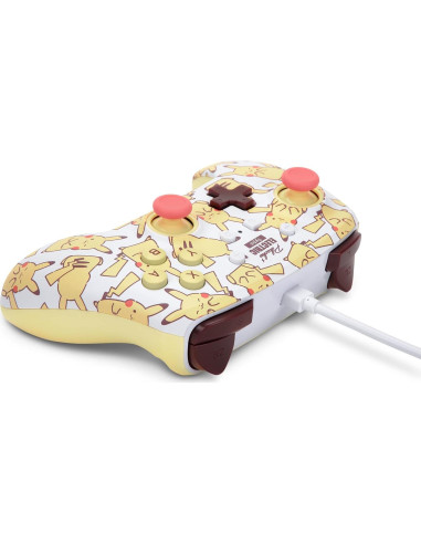 Controlador con cable PowerA para Nintendo Switch Pikachu