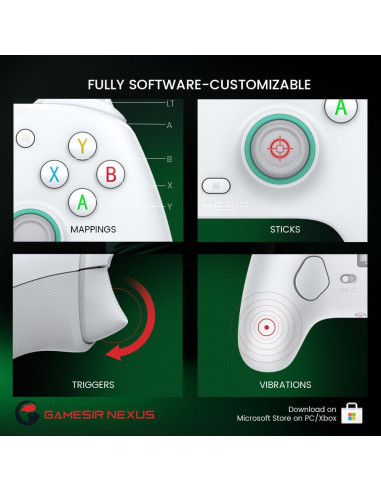 Controlador con cable GameSir G7 SE para Xbox y PC