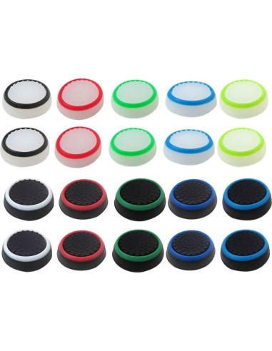 20 Tapas de Silicona para Joystick WELURE PS5 PS4 Xbox