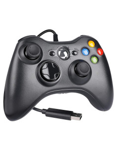 Controlador con cable Y Team para Xbox 360 y PC USB Negro