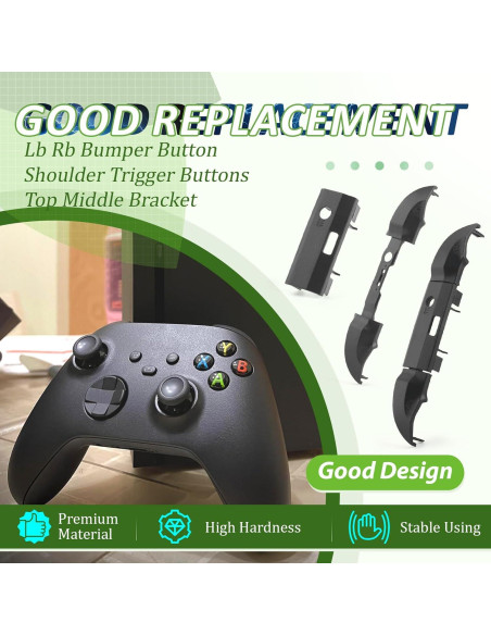 Reemplazo Botones Bumper Lb Rb Xbox Series S/X - 2 Piezas Reemplazo Botones Bumper Lb Rb Xbox Series S/X - 2 Piezas