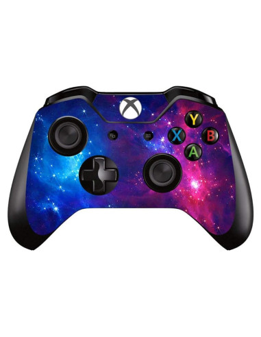 Calcomanía Vinilo Xbox One UUShop Cielo Estrellado Púrpura