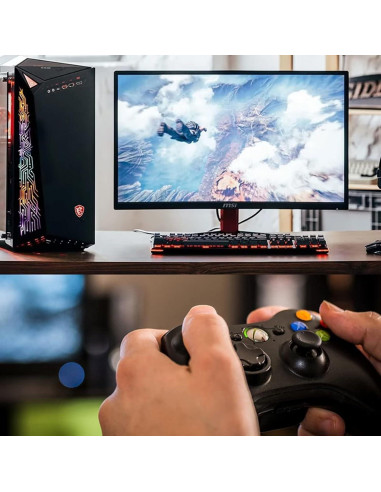 Gamepad USB con Cable USonline911 para PC y Xbox 360