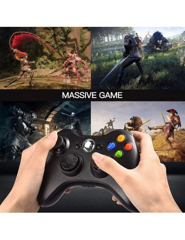 Gamepad USB con Cable USonline911 para PC y Xbox 360