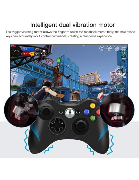 Gamepad USB con Cable USonline911 para PC y Xbox 360