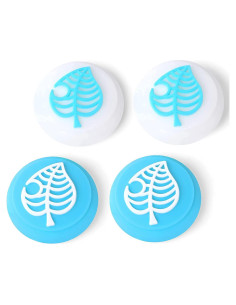 Tscope Grip Caps Azul para Nintendo Switch y Lite - Hoja Kawaii