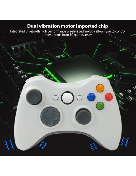 Controlador Inalámbrico Xbox 360 Color Blanco 2.4GHz
