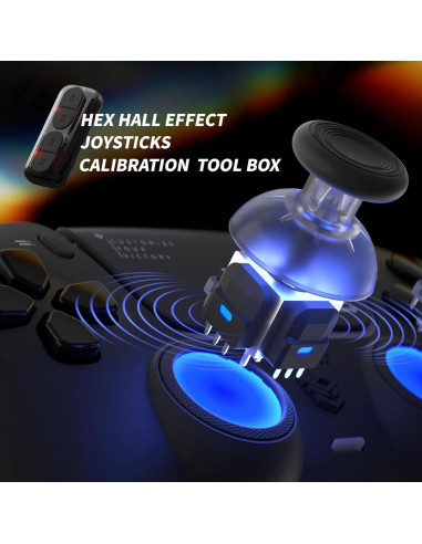 Controlador Pro HEXGAMING PHANTOM con 4 Botones Remapeables