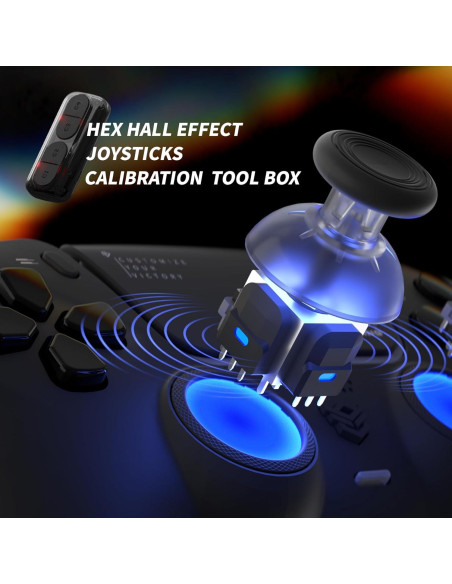 Controlador Pro HEXGAMING PHANTOM con 4 Botones Remapeables