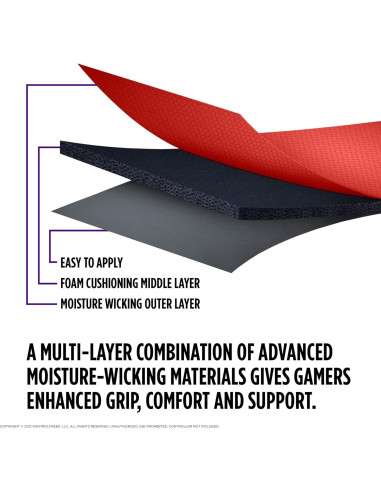 KontrolFreek Kit Rendimiento PS4 Rojo con Thumbsticks y Agarre