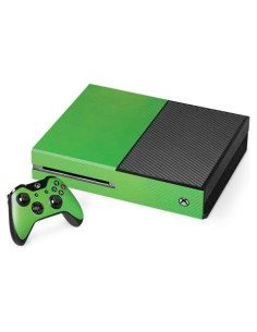 Piel Skinit Fibra de Carbono Verde para Xbox One Consola y Controlador