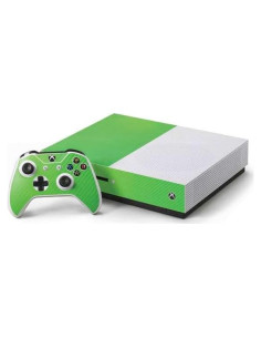 Piel Skinit Fibra de Carbono Verde para Xbox One S
